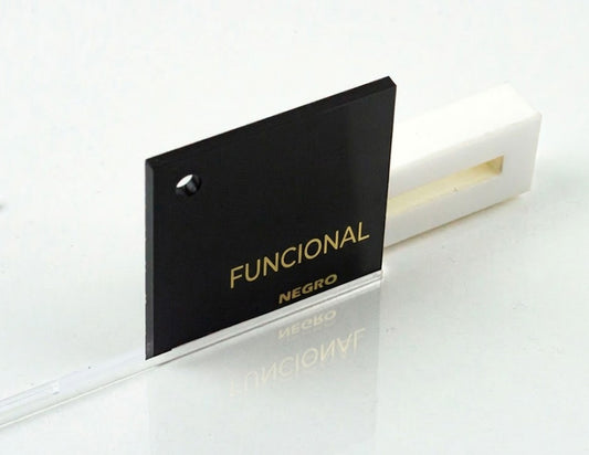 Acrílico Plastiglas Funcional Negro