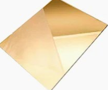 Acrílico Espejo Dorado