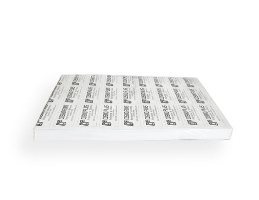 PAPEL SINTETICO BLANCO HR BTC DRY TONER 30.5 X 45.7 CM (12 X 18 IN) 8 PUNTOS PAQ. 100 HOJAS