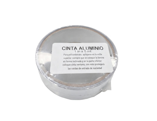 CINTA ALUMINIO 1 ROLLO DE 5 MTS