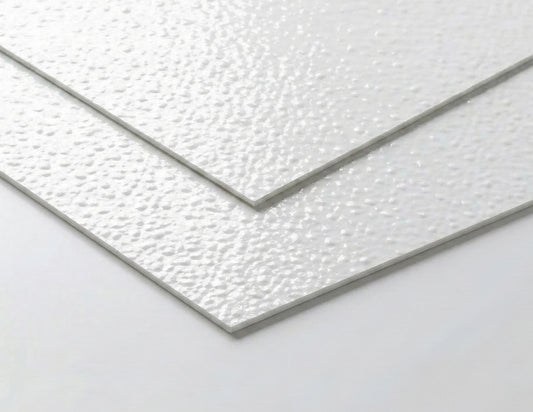 Lámina de Glasliner liso blanco